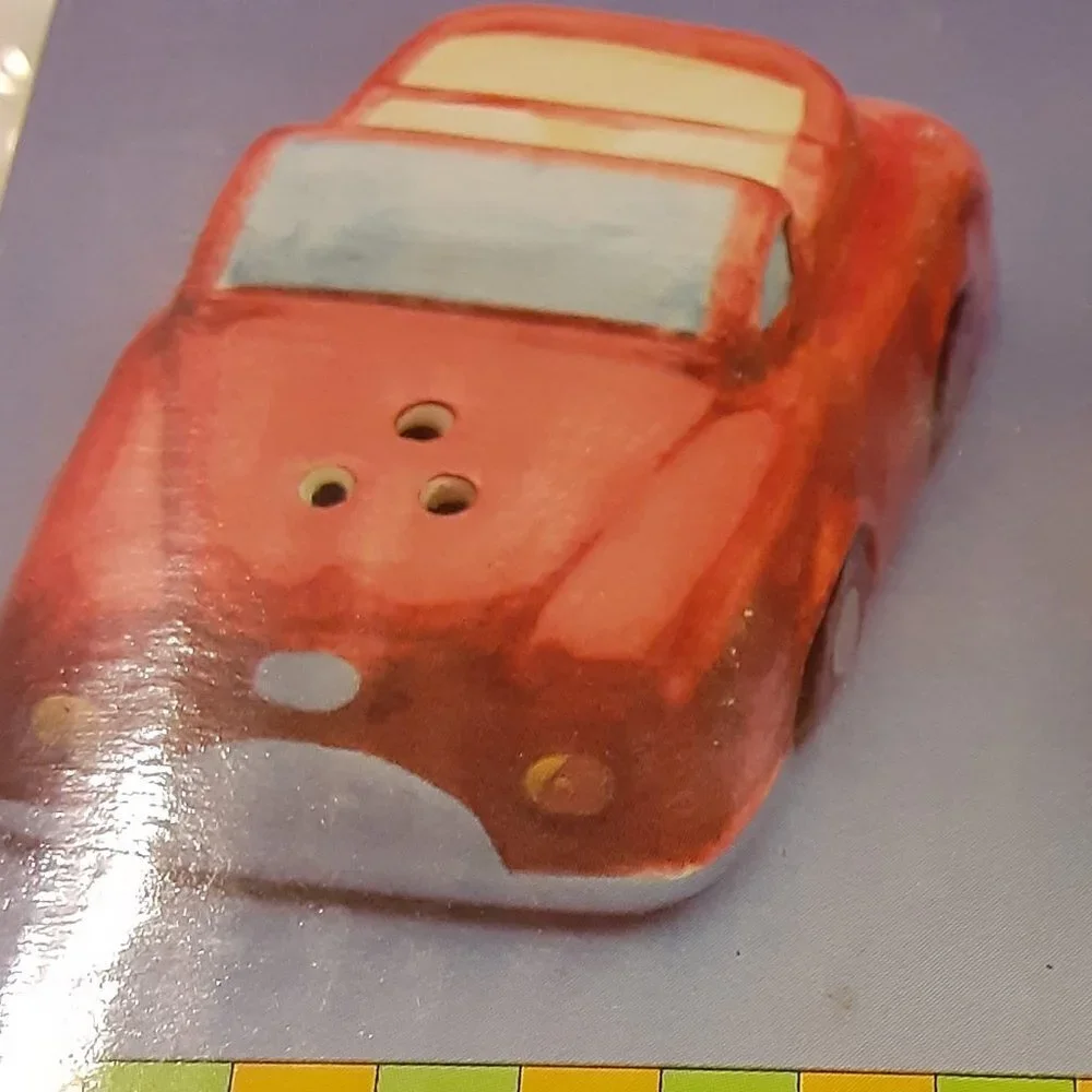 Ceramic Cars Salt and Pepper Set Collectible